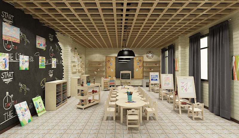 幼兒園家具美術(shù)室兒童書架柜 幼兒園家具美術(shù)室兒童書架柜