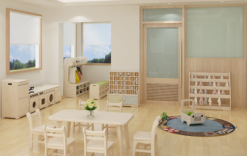 幼兒園家具白蠟?zāi)緝和瘏^(qū)角組合 幼兒園家具白蠟?zāi)緝和瘏^(qū)角組合