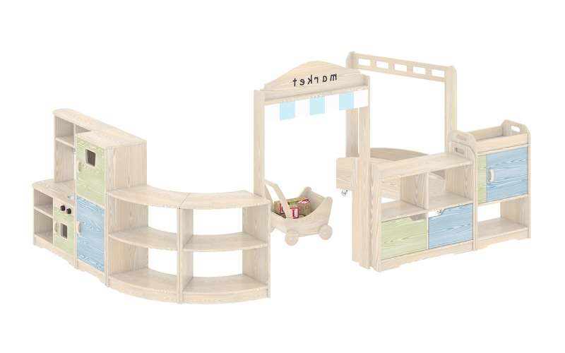 幼兒園家具白蠟?zāi)緝和瘏^(qū)角組合 幼兒園家具白蠟?zāi)緝和瘏^(qū)角組合