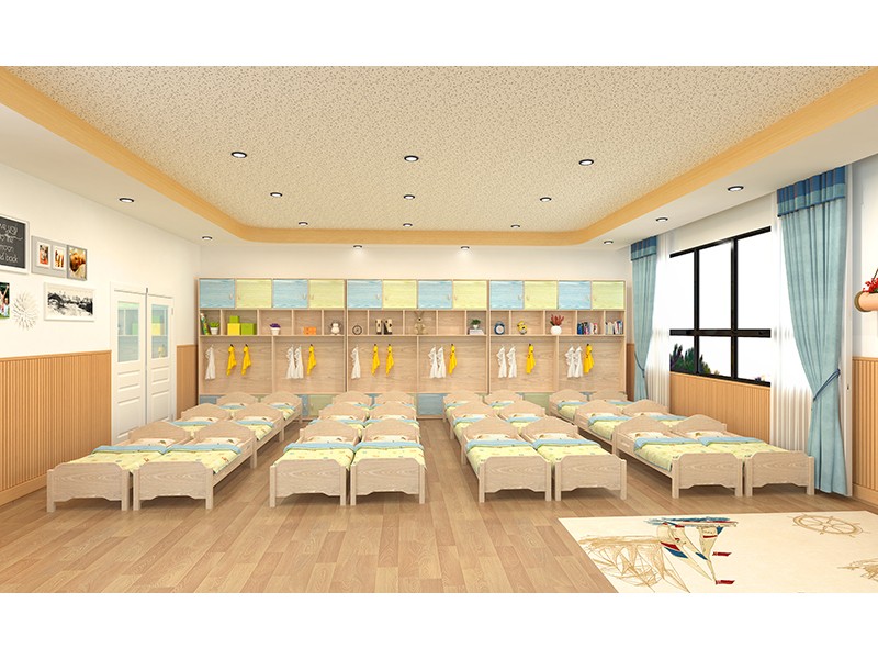 幼兒園家具白蠟木兒童寢室 .jpg 幼兒園家具白蠟木兒童寢室 .jpg