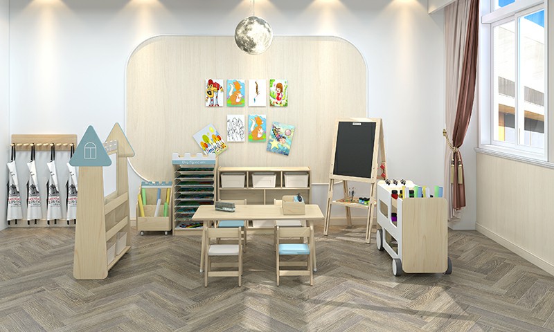 幼兒園家具美術區角 幼兒園家具美術區角