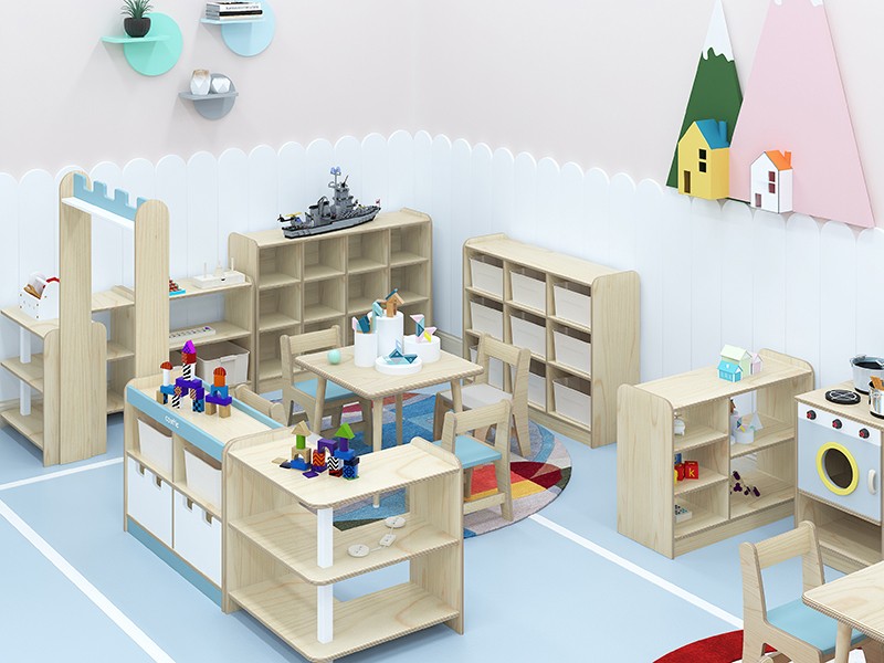 幼兒園家具楓木教室區角 幼兒園家具楓木教室區角