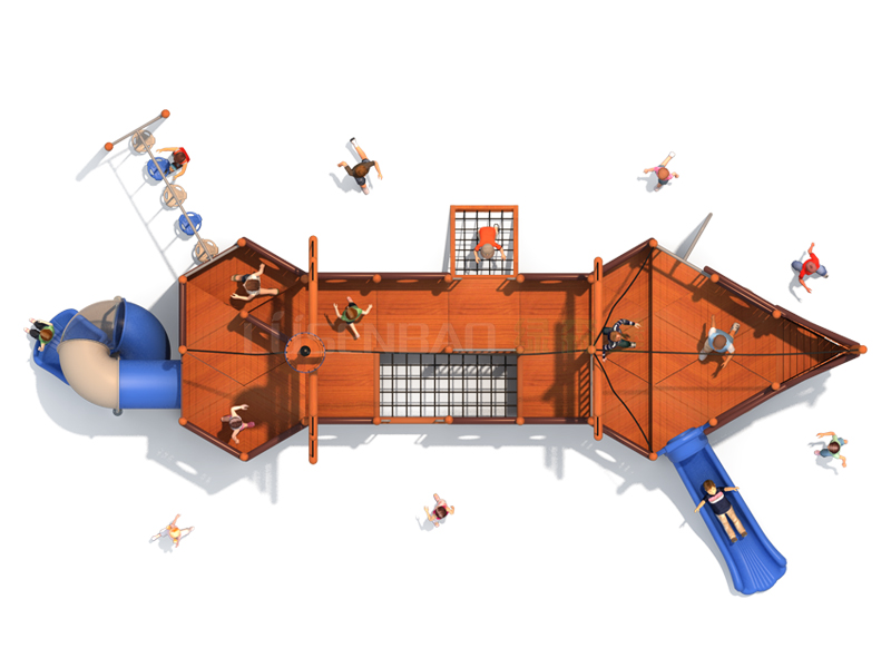 兒童戶外木質(zhì)海盜船組合滑梯黃花梨系列 05.jpg