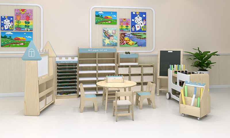 幼兒園家具楓木免漆美術區 2.jpg 幼兒園家具楓木免漆美術區 2.jpg